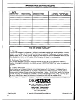 Предварительный просмотр 12 страницы DriSteem VAPORFAN Installation Instructions & Maintenance Operations Manual