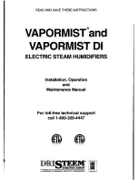 Предварительный просмотр 1 страницы DriSteem VAPORMIST DI Installation, Operation And Maintenance Manual