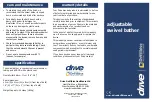 Preview for 1 page of Drive DeVilbiss Healthcare 12490ADJ Instructions