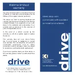 Preview for 1 page of Drive Medical 11101W-2 Manual