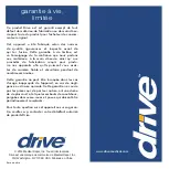 Предварительный просмотр 6 страницы Drive Medical 12013 Owner'S Manual