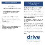 Preview for 2 page of Drive Medical 12440-2 Manual