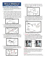 Drive Medical 13003 Assembling Instructions предпросмотр