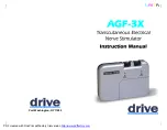 Drive Medical AGF-3X Instruction Manual preview