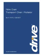 Drive Medical Drive Nitro Duet Manual preview