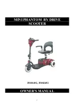 Drive Medical MINI PHANTOM BY DRIVE Owner'S Manual preview