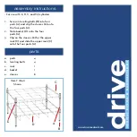 Предварительный просмотр 2 страницы Drive Medical oxygen cylinder
rack Manual