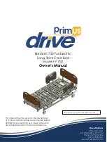 Drive Medical Primus Medical PrimePlus P1752 Owner'S Manual предпросмотр