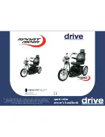 Drive Medical sport rider Owner'S Handbook Manual предпросмотр