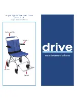 Предварительный просмотр 3 страницы Drive Medical Super Lite Manual