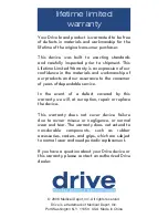 Предварительный просмотр 9 страницы Drive Medical Super Lite Manual