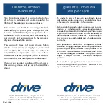 Preview for 5 page of Drive 10252BL Manual