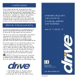 Preview for 1 page of Drive 11120SV-1F Manual