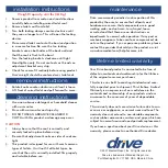 Preview for 2 page of Drive 12062 Quick Start Manual