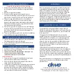 Preview for 4 page of Drive 12062 Quick Start Manual