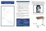 Preview for 2 page of Drive Deluxe Overbed table with Tilt-top 13008 Assembly & Operating Instructions