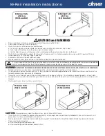 Предварительный просмотр 1 страницы Drive M-Rail Installation Instructions Manual