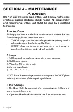 Preview for 14 page of Drive Medquip MQ5800 Instructions Manual