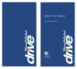 Drive MSS Tilt & Recline User Manual предпросмотр