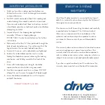 Preview for 4 page of Drive NRS185008 Owner'S Manual