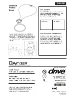 Предварительный просмотр 2 страницы Drive OXYMIZER Manual