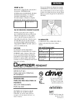 Предварительный просмотр 10 страницы Drive OXYMIZER Manual