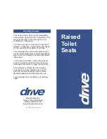 Drive Raised Toilet Seat User Manual preview