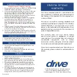 Preview for 2 page of Drive RTL12026 Installation Instructions