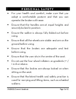 Preview for 3 page of Drive SR8 STEEL ROLLATOR Owner'S Handbook Manual