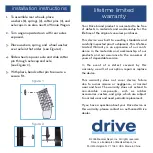 Предварительный просмотр 2 страницы Drive Winnie wagon Installation Instructions