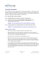 Preview for 3 page of DriveCam Event Recorder Installation And Testing Instructions