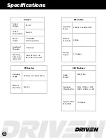 Preview for 10 page of DRIVEN DR3200BT User Manual