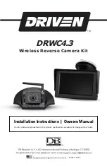 Предварительный просмотр 1 страницы DRIVEN DRWC4.3 Installation Instructions & Owner'S Manual