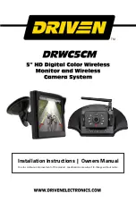 DRIVEN DRWC5CM Installation Instructions Manual предпросмотр