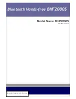 Предварительный просмотр 1 страницы DriveNTalk BHF2000S User Manual