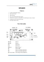 Предварительный просмотр 2 страницы drM SPC100R Manual