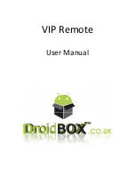 DroidBOX VIP Remote User Manual предпросмотр