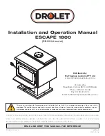 Drolet DB03104 Installation And Operation Manual preview