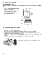 Preview for 14 page of Drolet Optima DB03210 Installation And Operation Manual