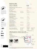 Предварительный просмотр 2 страницы Drolet Savannah DB03020 Technical Data