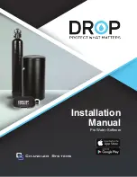 Drop Pro Water Softener Installation Manual предпросмотр