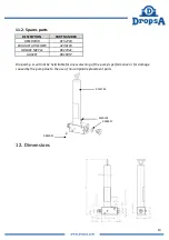 Preview for 13 page of DROPSA 3414100 Operation And Maintenance Manual