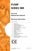 DROPSA 989 Series User And Maintenance Manual preview