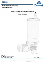 Preview for 1 page of DROPSA 989v2 Operation And Maintenance Manual