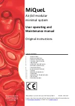 Preview for 1 page of DROPSA MiQueL User Operating And Maintenance Manual