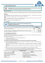 Preview for 14 page of DROPSA PoliPUMP eco User Operating And Maintenance Manual