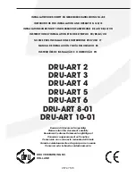 Dru ART 10-01 Instructions For Installation And Operation Manual предпросмотр