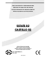 Dru CASTELLO 02 Instructions For Installation And Operation Manual предпросмотр