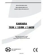 Dru KAMARA 12KW Installation Manual preview