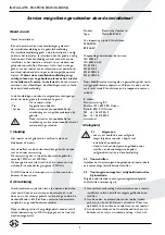 Preview for 4 page of Dru METRO 120E Installation And Service Manual